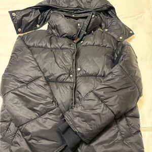 J. Crew Black Puffer Jacket